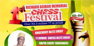 The 1st Ever Richard Asibor Memorial Chess Festival With Over 1.5 Million Naira to be Won Holds in Lagos!