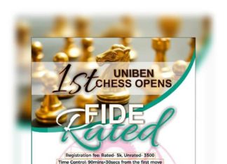 The First-FIDE rated Ever Uniben Chess Open Tournament to Hold on the 13th-15th of September 2019