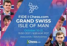 FIDE Chess.Com Grand Swiss Starts on the 10th to 21th of October 2019