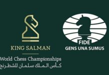 Moscow will host the King Salman World Rapid & Blitz Championships 2019