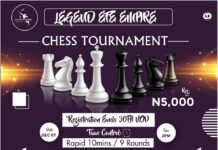Abuja: The Legend Efe Empire Chess Tournament is almost here!