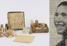 A Political Prisoner, Hermann Rautenberg who Made Chess Set from Paper in Buchenwald Camp 1938