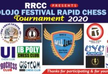 The Olojo Festival Rapid Chess Tournament 2020, Presented by RRCC