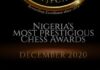 The John Fawole Chess Awards 2020: Full List of Nominees and Winners