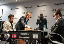 Magnus Carlsen struck again; Defeats Ian Nepomniachtchi in Round 8 of the World Chess Championship