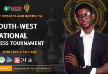 SOUTHWEST NATIONAL CHESS TOURNAMENT- A PLEASANT WELCOMING