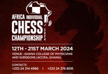The Upcoming 2024 African Individual Chess Championship, Accra, Ghana.