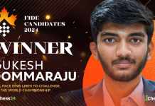 Gukesh Dommaraju emerges as the Youngest Winner in the 2024 FIDE Candidates Chess Tournament