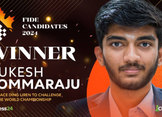 Gukesh Dommaraju emerges as the Youngest Winner in the 2024 FIDE Candidates Chess Tournament