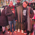 Fawole Visits Tunde Onakoya During the Guinness World Record Quest at Times Square, New York