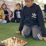 Hope Amidst War: Teenage Duo Brings Joy to Displaced Children in Gaza Through Chess